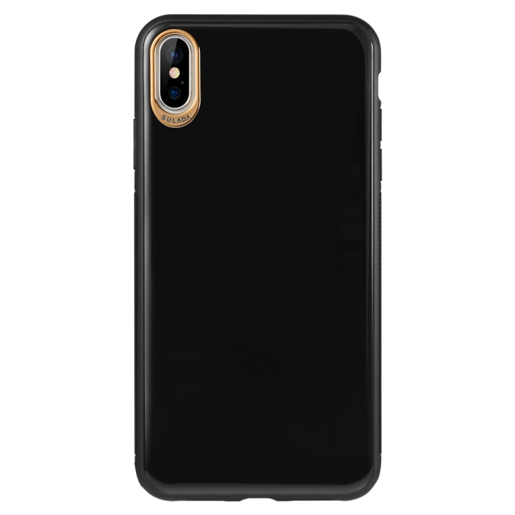 For iPhone XS SULADA Solid Color Electroplating TPU Case