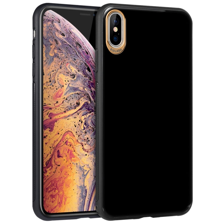 For iPhone XS SULADA Solid Color Electroplating TPU Case