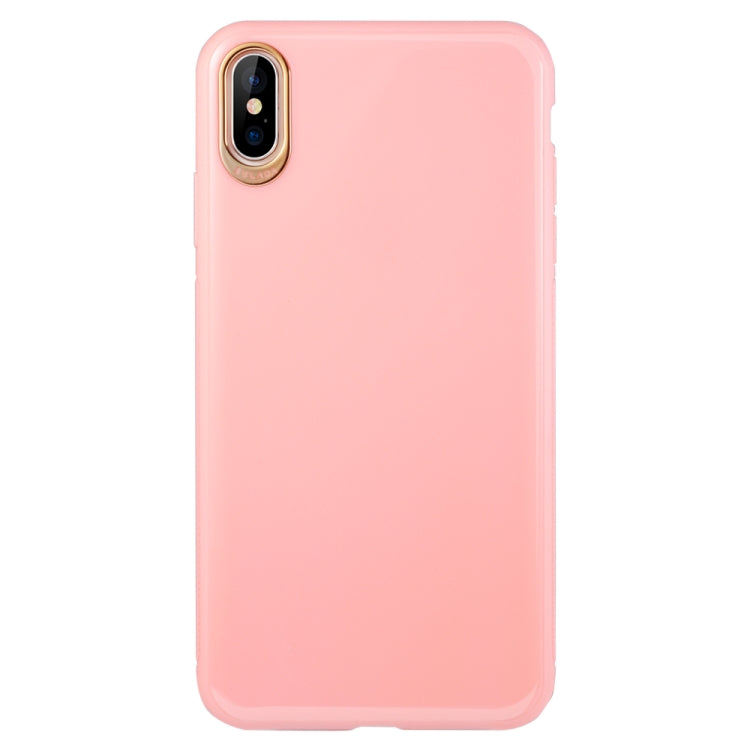 For iPhone XS Max SULADA Solid Color Electroplating TPU Case