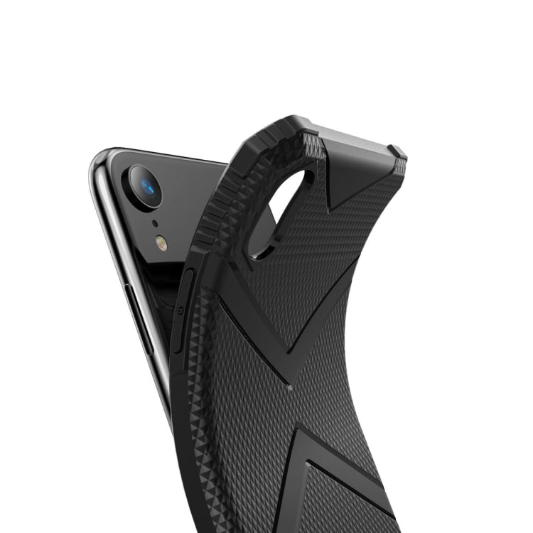For iPhone XR Diamond Shield TPU Drop Protection Case(Blue)