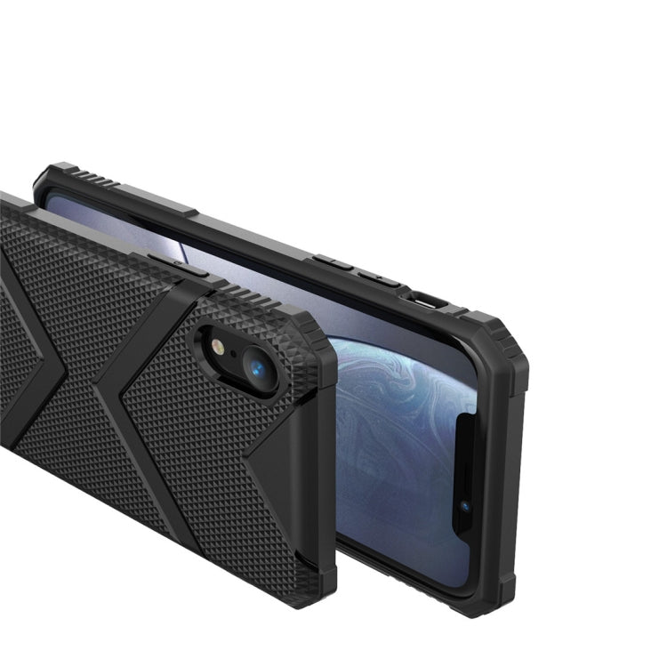 For iPhone XR Diamond Shield TPU Drop Protection Case(Blue)