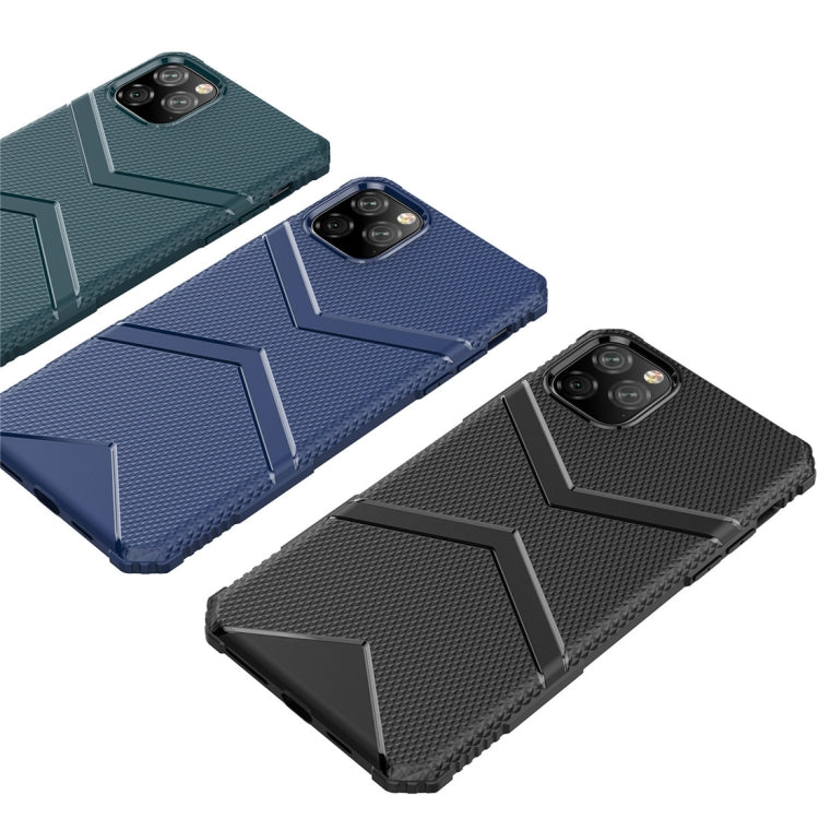 For iPhone 11 Pro Diamond Shield TPU Drop Protection Case(Blue)