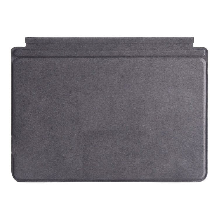 1087A Magnetic Charging Bluetooth V3.0 Keyboard Super Fiber Fabric Tablet Case for Microsoft Surface GO 10 Inch(Black)