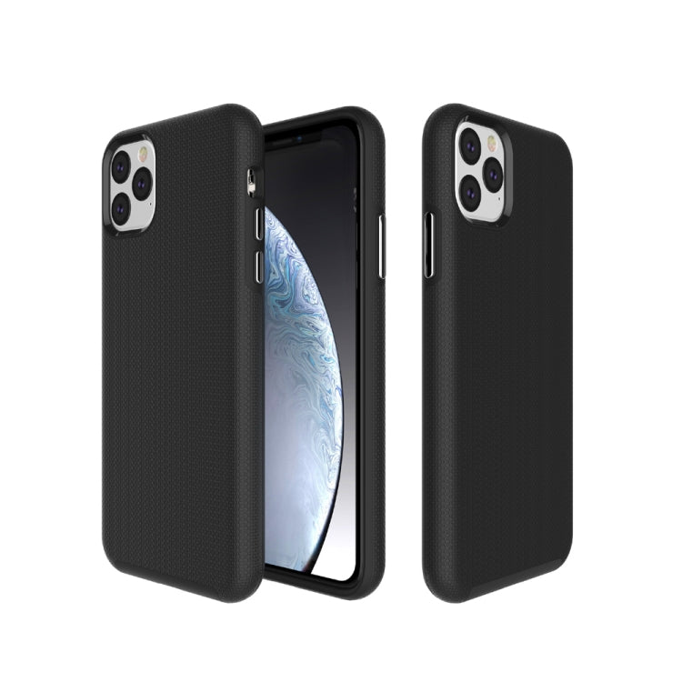 For iPhone 11 Pro Max Anti-slip Armor Texture TPU + PC Case