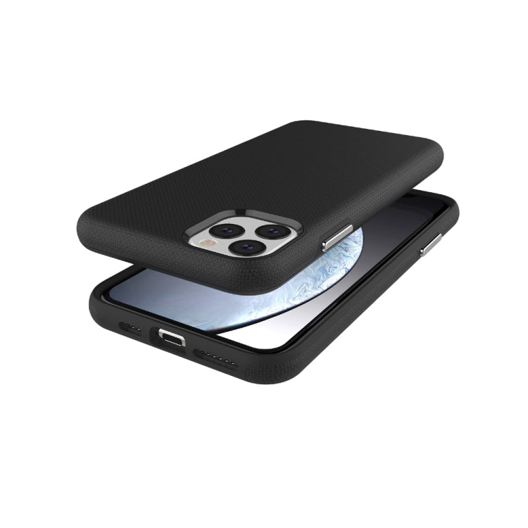 For iPhone 11 Pro Max Anti-slip Armor Texture TPU + PC Case