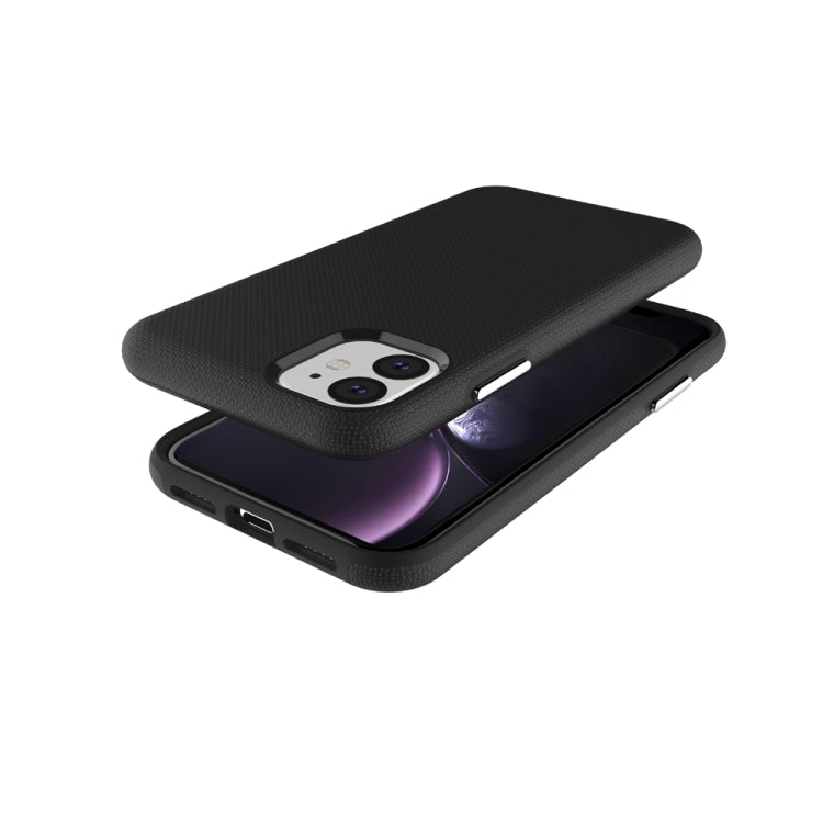 For iPhone 11 Anti-slip Armor Texture TPU + PC Case