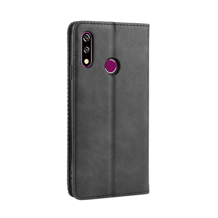 Magnetic Buckle Retro Crazy Horse Texture Horizontal Flip Leather Case for LG W10,with Holder & Card Slots & Photo Frame