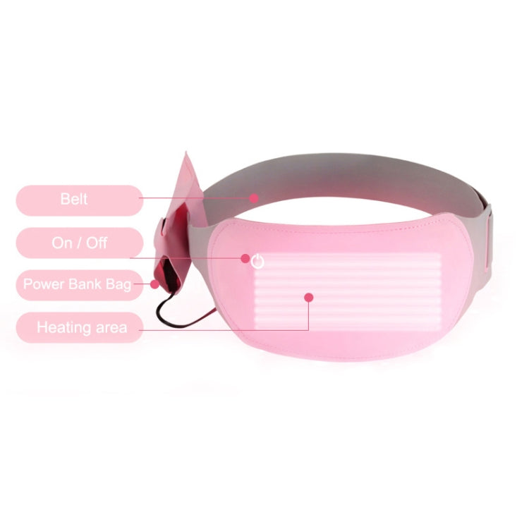 USB Electric Heating Waist Pad For Women Menstrual Cramp Relief Pain Health Care Warm Uterus Belt