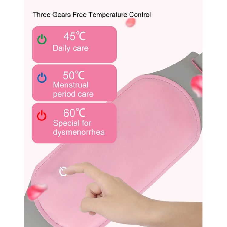 USB Electric Heating Waist Pad For Women Menstrual Cramp Relief Pain Health Care Warm Uterus Belt