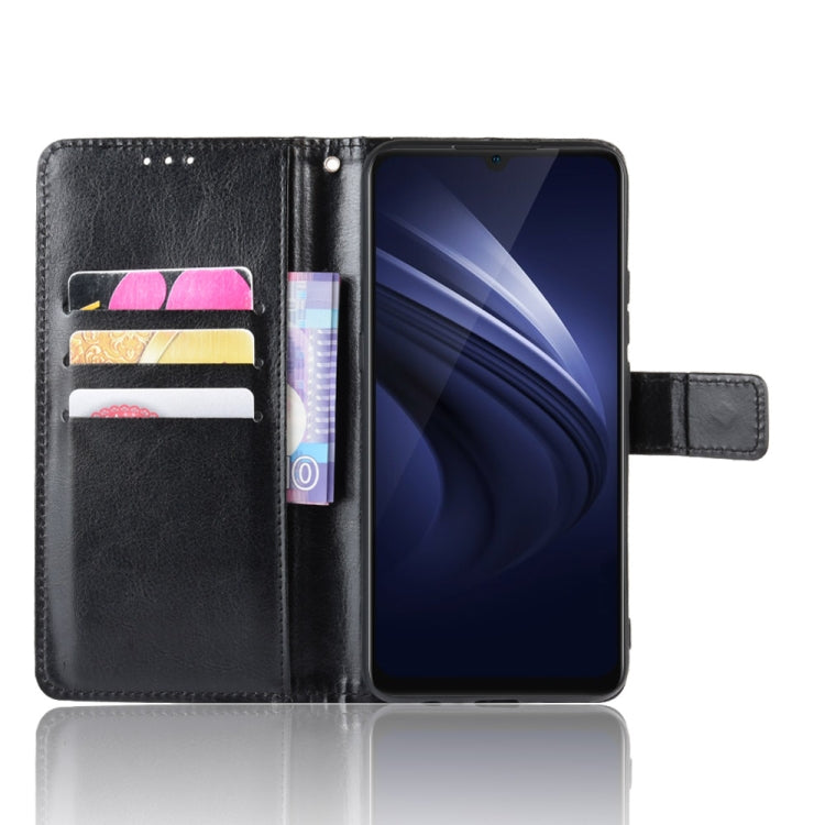 Retro Crazy Horse Texture Horizontal Flip Leather Case for vivo iQOO Neo / S1 / Y7S / Z5  , with Holder & Card Slots & Photo Frame