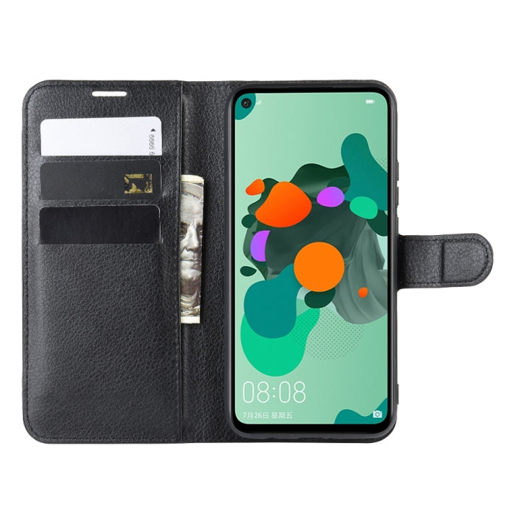 Litchi Texture Horizontal Flip Leather Case for Huawei Mate 30 Lite / Nova 5i Pro, with Wallet & Holder & Card Slots
