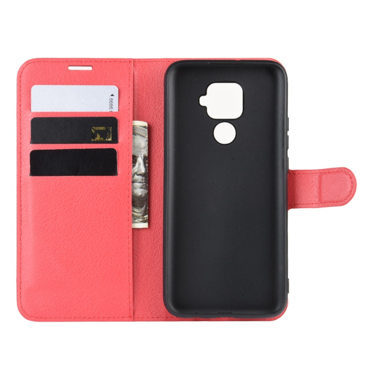 Litchi Texture Horizontal Flip Leather Case for Huawei Mate 30 Lite / Nova 5i Pro, with Wallet & Holder & Card Slots