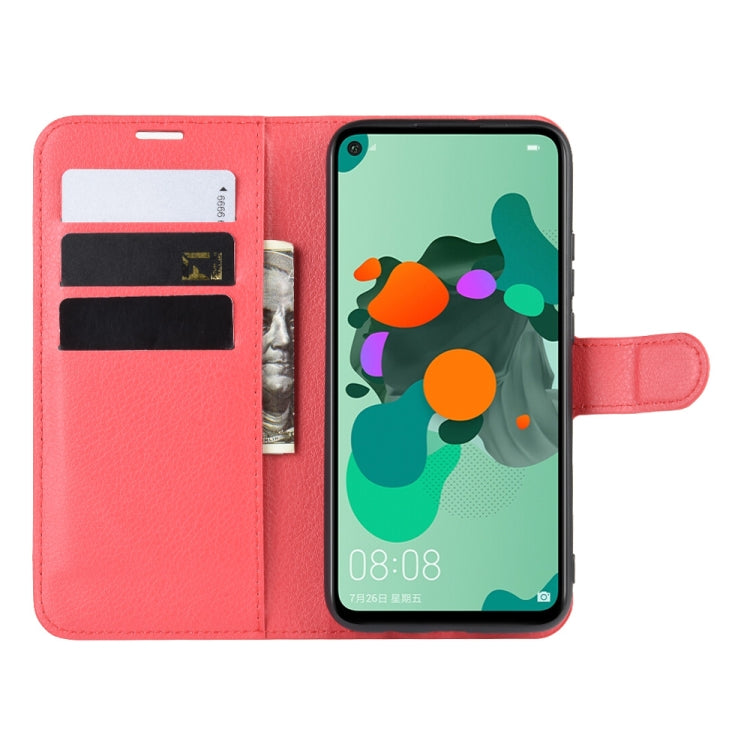 Litchi Texture Horizontal Flip Leather Case for Huawei Mate 30 Lite / Nova 5i Pro, with Wallet & Holder & Card Slots