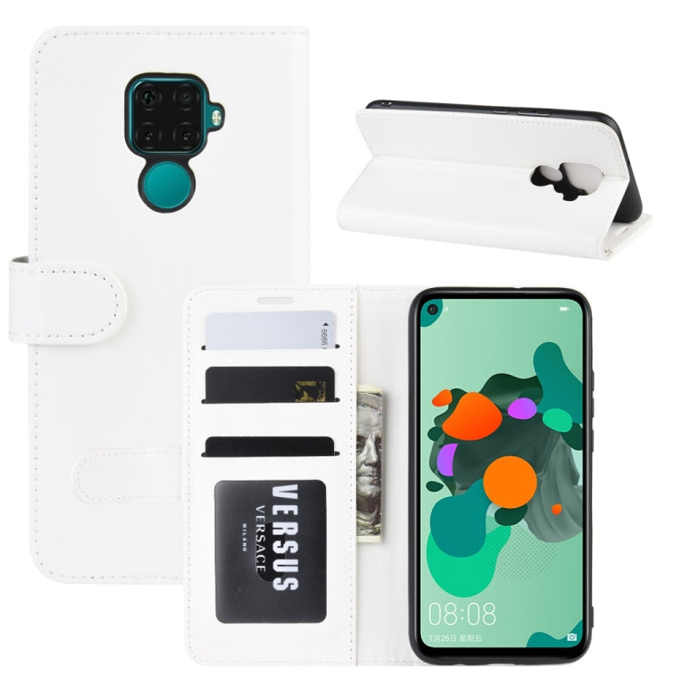 R64 Texture Single Fold Horizontal Flip Leather Case for Huawei Mate 30 Lite / Nova 5i Pro, with Holder & Card Slots & Wallet