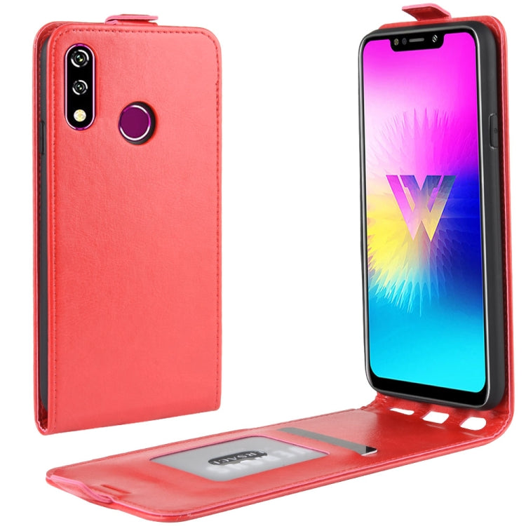 Crazy Horse Vertical Flip Leather Protective Case for LG W10