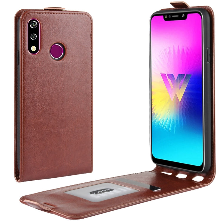 Crazy Horse Vertical Flip Leather Protective Case for LG W10