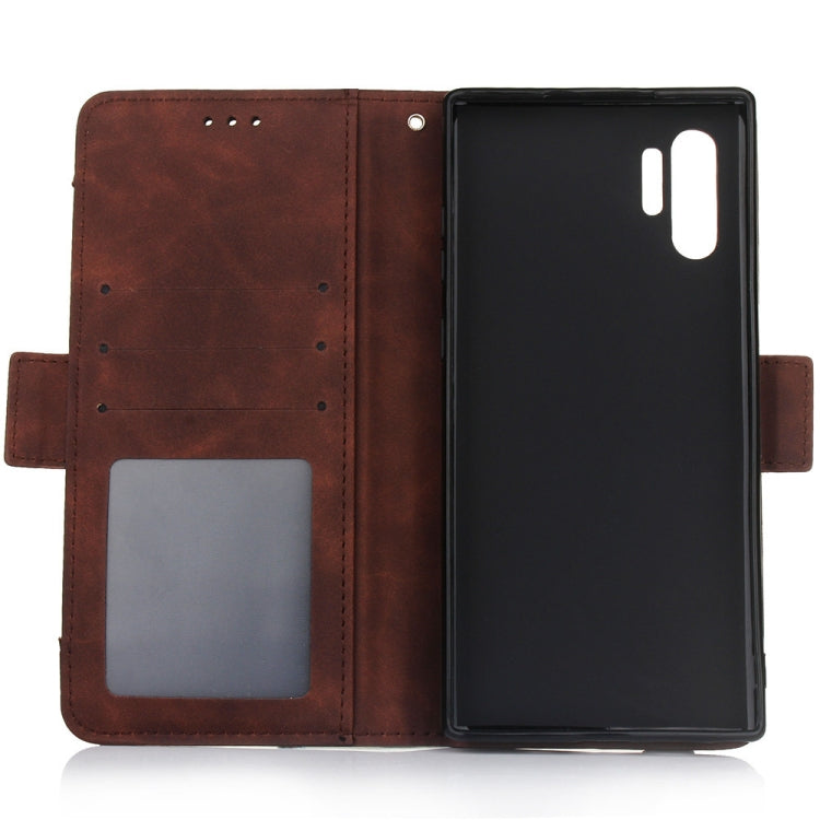 Wallet Style Skin Feel Calf Pattern Leather Case For Samsung Galaxy Note10+ / Note10+ 5G ,with Separate Card Slot