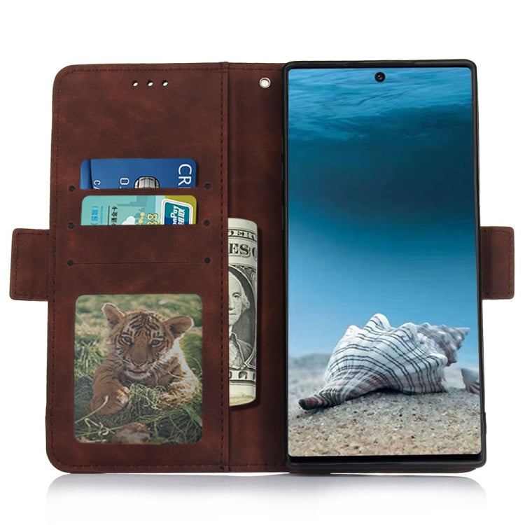 Wallet Style Skin Feel Calf Pattern Leather Case For Samsung Galaxy Note10+ / Note10+ 5G ,with Separate Card Slot