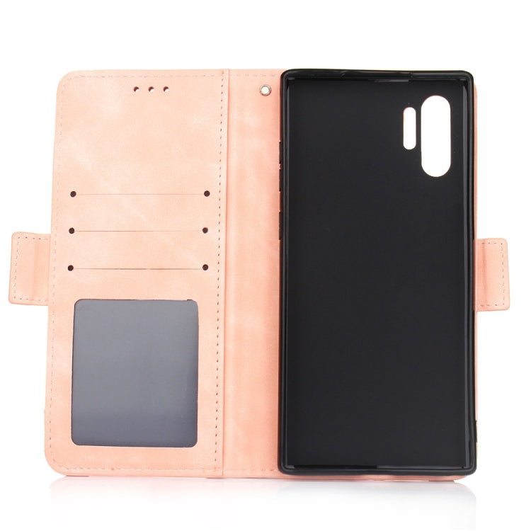 Wallet Style Skin Feel Calf Pattern Leather Case For Samsung Galaxy Note10+ / Note10+ 5G ,with Separate Card Slot