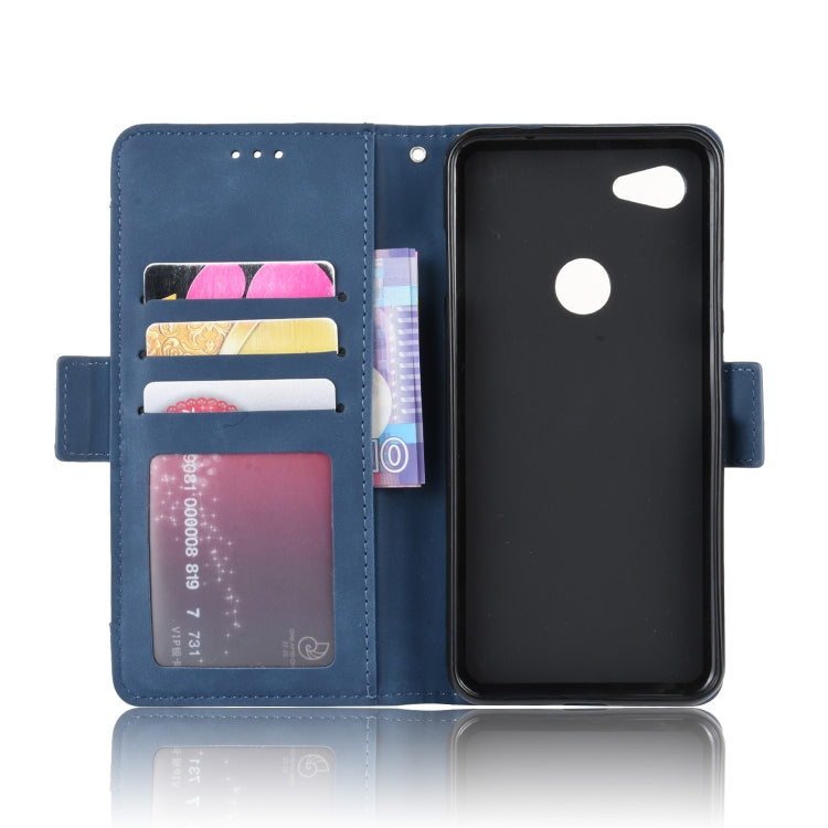 Wallet Style Skin Feel Calf Pattern Leather Case For Google Pixel 3a ,with Separate Card Slot