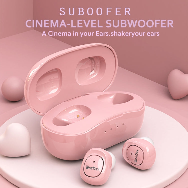 OneDer W13 True Wireless Stereo Earphone Realteck 5.0 Bluetooth Chipset 450mah Charging Box TWS Earbuds