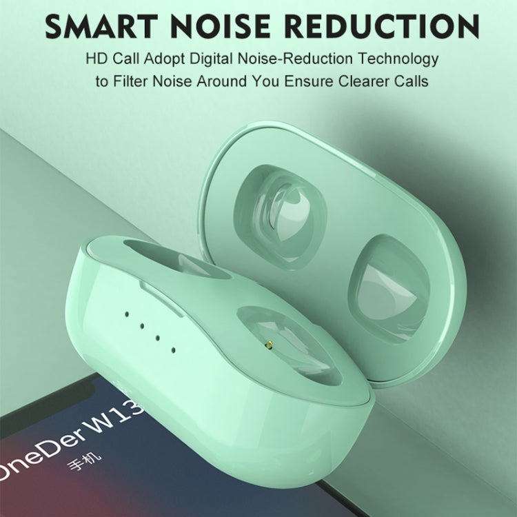 OneDer W13 True Wireless Stereo Earphone Realteck 5.0 Bluetooth Chipset 450mah Charging Box TWS Earbuds