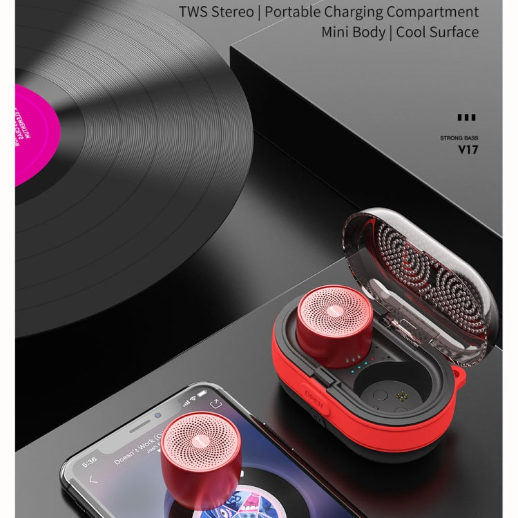 OneDer V17 Bluetooth Speakers TWS System Column Portable Mini Metal Speaker 3D Stereo Computer Subwoofer Loudspeaker MP3 Player