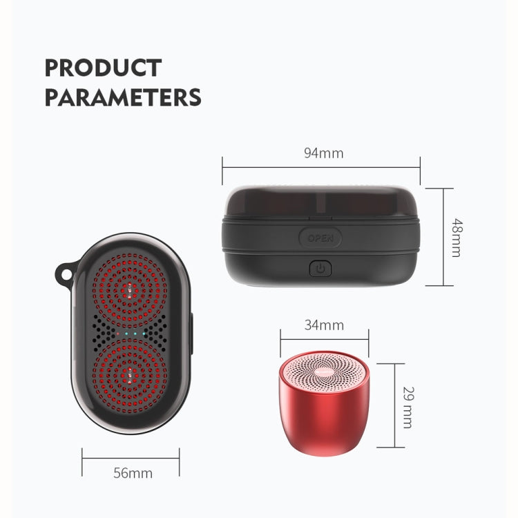 OneDer V17 Bluetooth Speakers TWS System Column Portable Mini Metal Speaker 3D Stereo Computer Subwoofer Loudspeaker MP3 Player