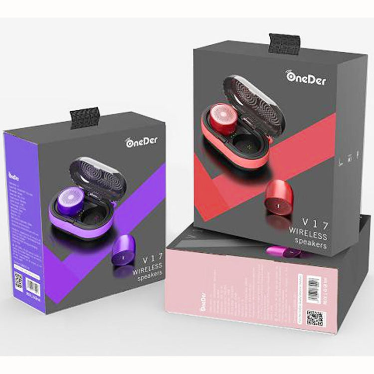 OneDer V17 Bluetooth Speakers TWS System Column Portable Mini Metal Speaker 3D Stereo Computer Subwoofer Loudspeaker MP3 Player