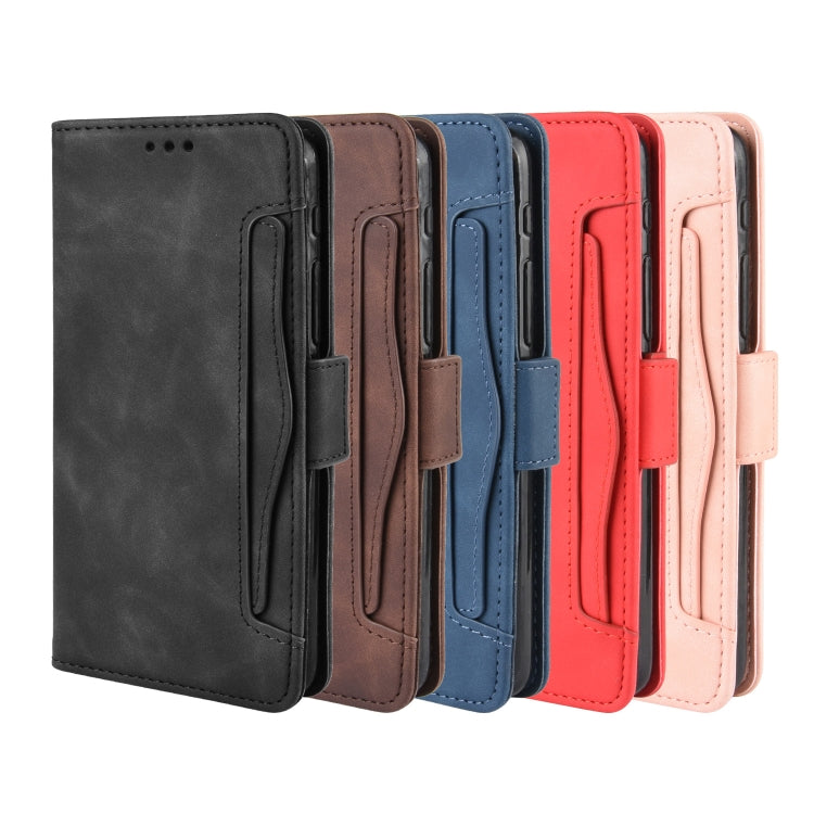 Wallet Style Skin Feel Calf Pattern Leather Case For Asus Zenfone 6 ZS630KL,with Separate Card Slot