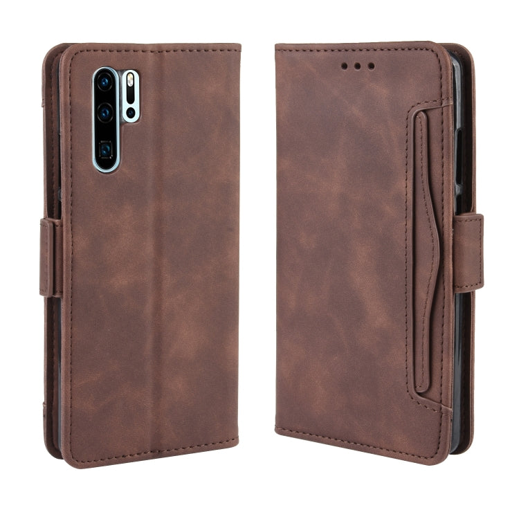Wallet Style Skin Feel Calf Pattern Leather Case For Huawei P30 Pro,with Separate Card Slot