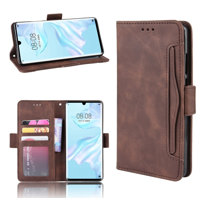 Wallet Style Skin Feel Calf Pattern Leather Case For Huawei P30 Pro,with Separate Card Slot