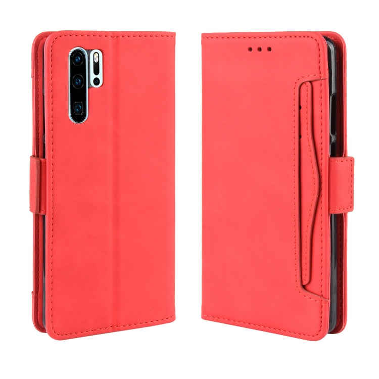Wallet Style Skin Feel Calf Pattern Leather Case For Huawei P30 Pro,with Separate Card Slot
