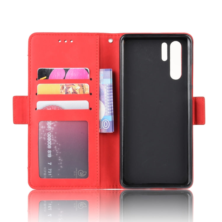 Wallet Style Skin Feel Calf Pattern Leather Case For Huawei P30 Pro,with Separate Card Slot