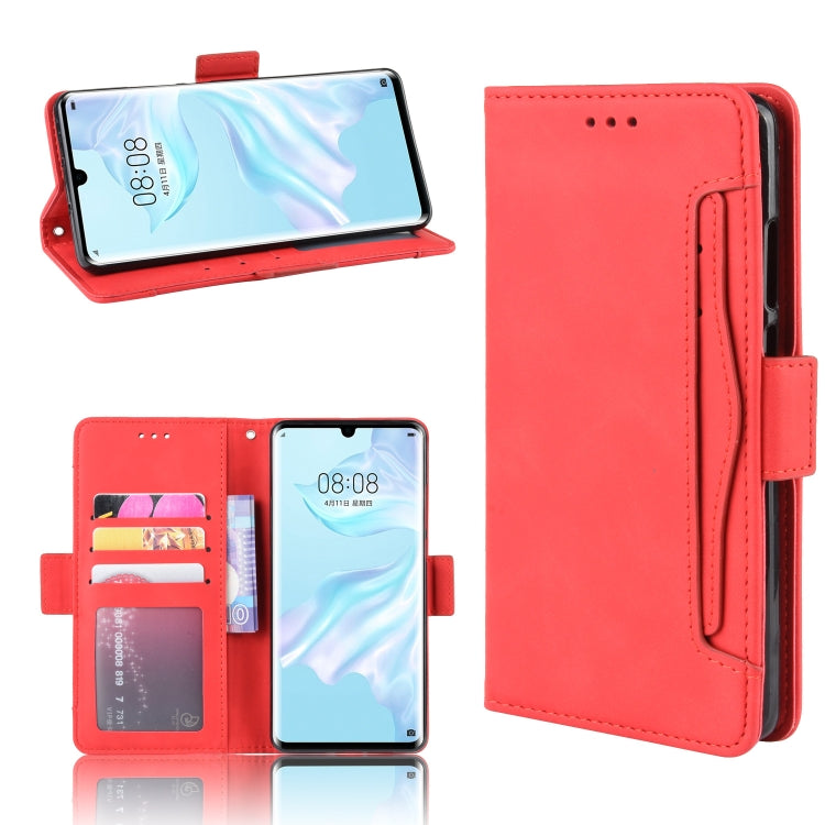 Wallet Style Skin Feel Calf Pattern Leather Case For Huawei P30 Pro,with Separate Card Slot