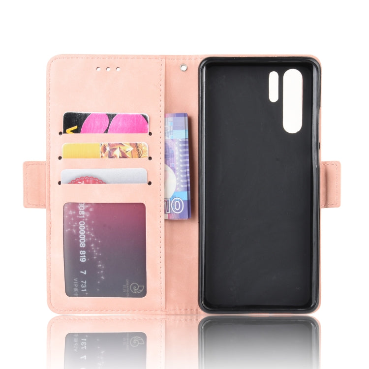 Wallet Style Skin Feel Calf Pattern Leather Case For Huawei P30 Pro,with Separate Card Slot