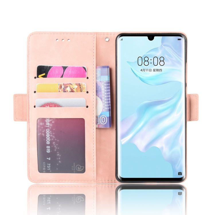 Wallet Style Skin Feel Calf Pattern Leather Case For Huawei P30 Pro,with Separate Card Slot