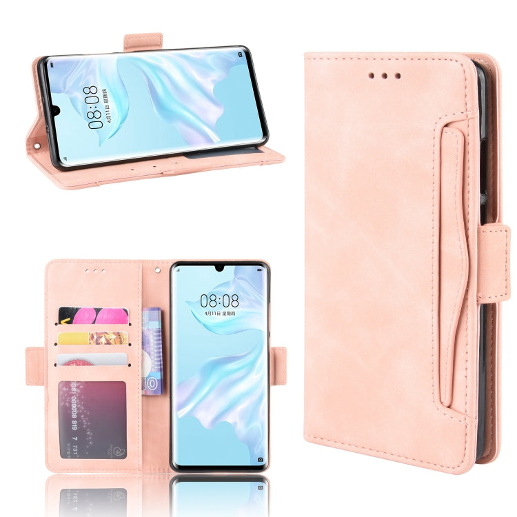 Wallet Style Skin Feel Calf Pattern Leather Case For Huawei P30 Pro,with Separate Card Slot