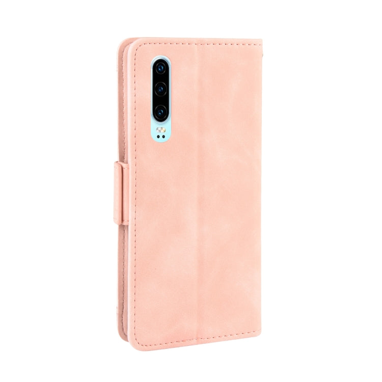 Wallet Style Skin Feel Calf Pattern Leather Case For Huawei P30,with Separate Card Slot