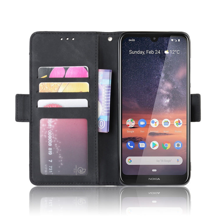 Wallet Style Skin Feel Calf Pattern Leather Case For Nokia 3.2,with Separate Card Slot