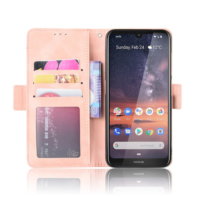 Wallet Style Skin Feel Calf Pattern Leather Case For Nokia 3.2,with Separate Card Slot