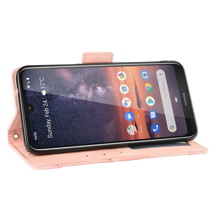 Wallet Style Skin Feel Calf Pattern Leather Case For Nokia 3.2,with Separate Card Slot