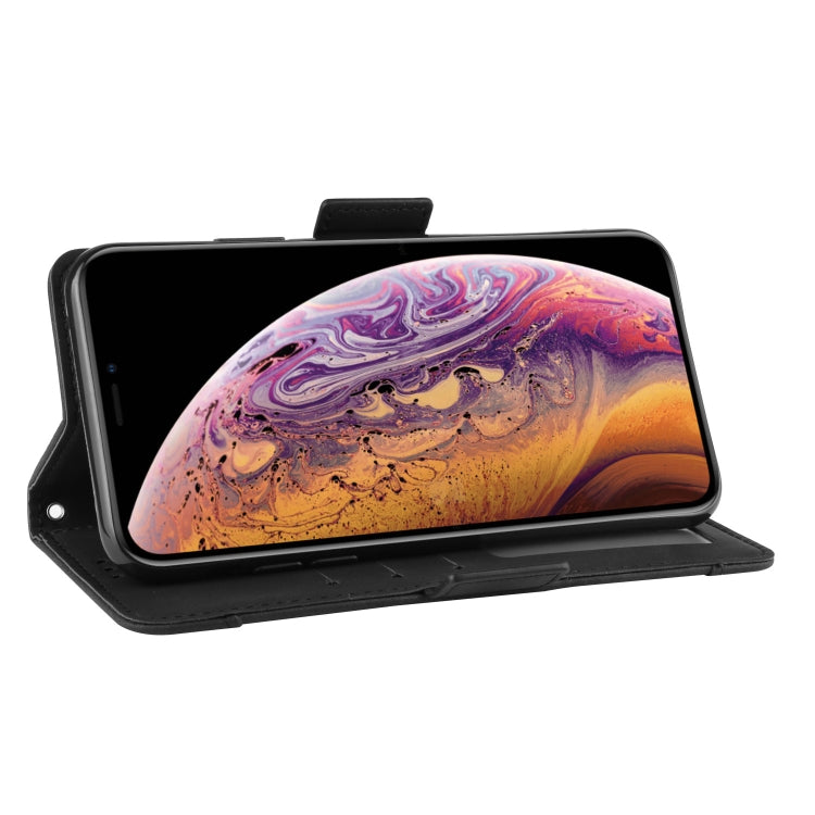 For iPhone 11 Pro Wallet Style Skin Feel Calf Pattern Leather Case ,with Separate Card Slot