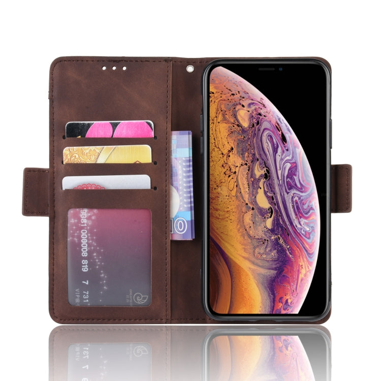 For iPhone 11 Pro Wallet Style Skin Feel Calf Pattern Leather Case ,with Separate Card Slot