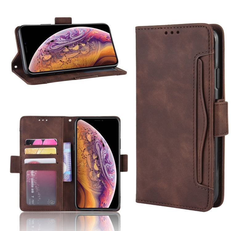 For iPhone 11 Pro Wallet Style Skin Feel Calf Pattern Leather Case ,with Separate Card Slot