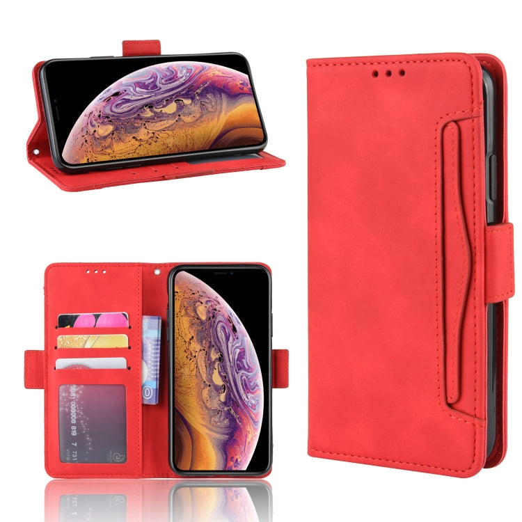 For iPhone 11 Pro Wallet Style Skin Feel Calf Pattern Leather Case ,with Separate Card Slot