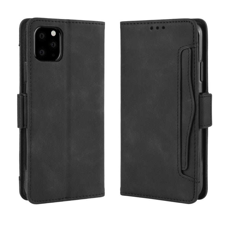 For iPhone 11 Wallet Style Skin Feel Calf Pattern Leather Case, with Separate Card Slot