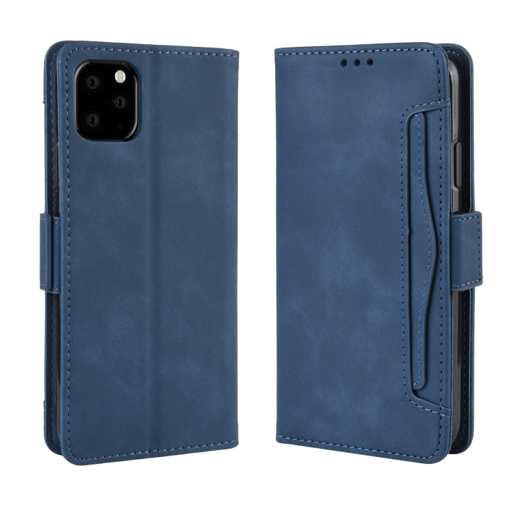 For iPhone 11 Wallet Style Skin Feel Calf Pattern Leather Case, with Separate Card Slot