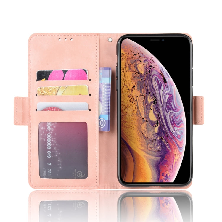 For iPhone 11 Wallet Style Skin Feel Calf Pattern Leather Case, with Separate Card Slot