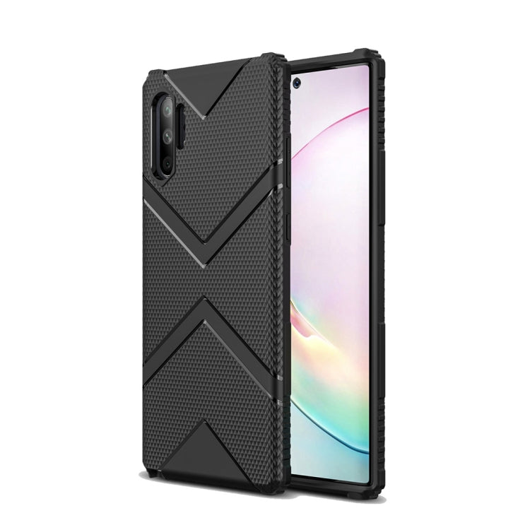 Diamond Shield TPU Drop Protection Case for Galaxy Note 10+(Black)